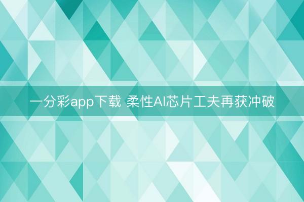 一分彩app下载 柔性AI芯片工夫再获冲破